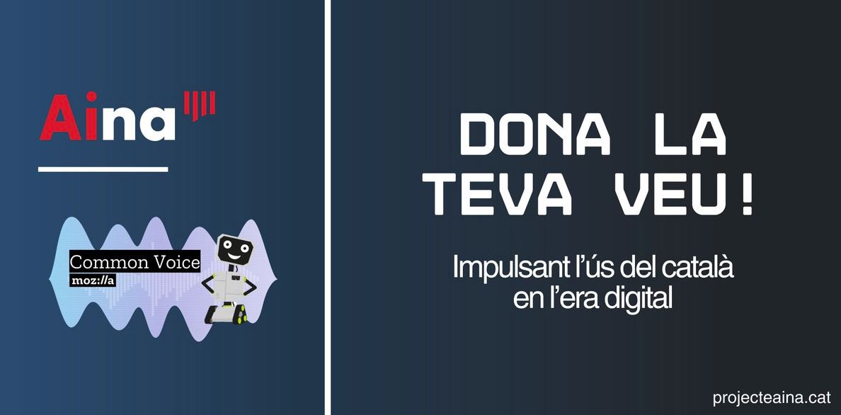 AINA presenta el primer model de síntesi de veu que inclou les diferents variants del català