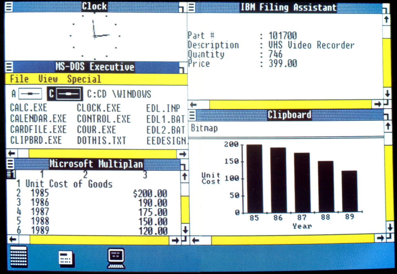 Windows va néixer un dia com avui fa trenta-cinc anys